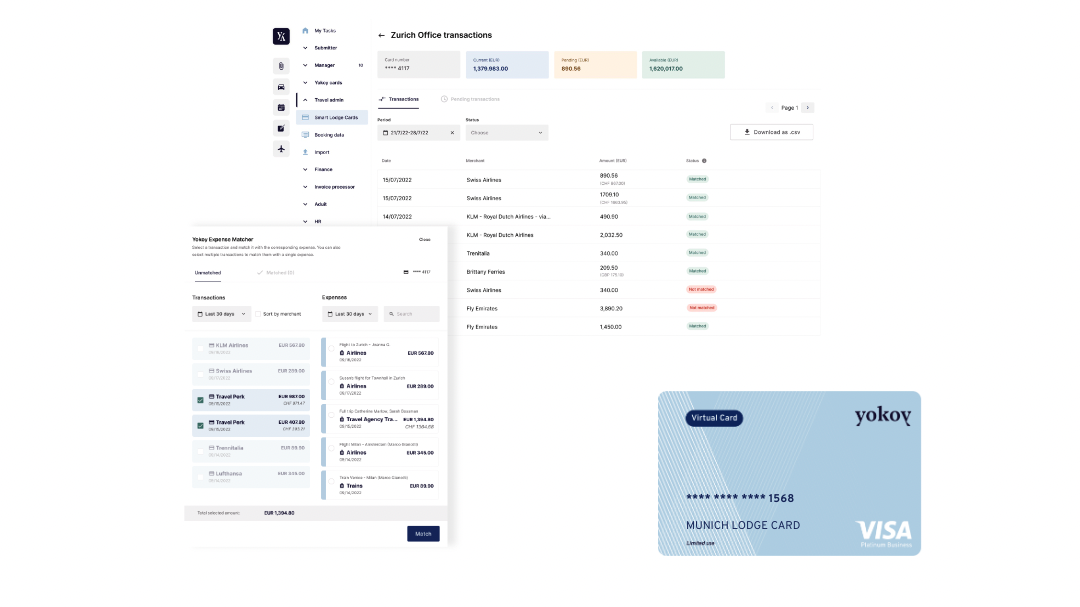 Fully automated travel and expense reporting in Yokoy